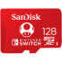 SanDisk SDSQXAO-128G-GNCZN - 128 GB - MicroSDXC - 100 MB/s - 90 MB/s - Class 3 (U3) - Red - White