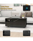 Фото #6 товара Smart Coffee Table With Fridge, Charging, Power, USB, Ice Water, Black