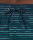 ფოტო #5 პროდუქტის Men's Fade Stripe Breaker Ombré 9" Swim Trunks