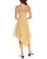 Фото #2 товара A.L.C. Verona Linen-Blend Midi Dress Women's Brown 2