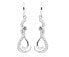 Elegant earrings with zircons SC430