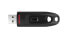 SanDisk Ultra - 256 GB - USB Type-A - 3.2 Gen 1 (3.1 Gen 1) - 100 MB/s - Slide - Black