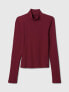 Фото #3 товара Modern Rib Cropped Mockneck Shirt