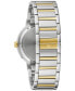 Men's Chronograph Modern Futuro Two-Tone Stainless Steel Bracelet Watch 40mm