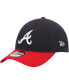 Фото #5 товара Men's Navy, Red Atlanta Braves Replica Core Classic 9TWENTY Adjustable Hat