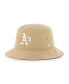 Фото #2 товара Men's '47 Khaki Oakland Athletics Chambray Ballpark Bucket Hat