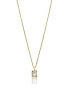 Elegant gold-plated necklace with zircon Angela EWN23081G