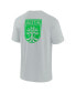 Фото #3 товара Men's Gray Austin FC Oversized Logo T-shirt