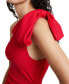 Фото #4 товара Women's One-Shoulder-Bow Dress