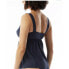 Фото #2 товара Michael Kors Solids Underwire Baby Doll Tankini New Navy Size XS