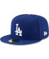 Фото #3 товара Men's Royal Los Angeles Dodgers 60th Anniversary Authentic Collection On-Field 59FIFTY Fitted Hat