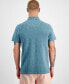 Фото #2 товара Men's Regular-Fit Textured Polo Shirt, Created for Macy's