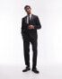 Topman slim tux suit jacket in black