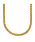 Фото #1 товара Chisel polished Yellow IP-plated Spiga 4mm Chain Necklace