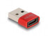 Delock 60050 - USB C - USB A - Red