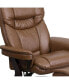 Фото #17 товара Multi-Position Recliner Chair & Curved Ottoman With Swivel Wood Base