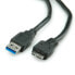 Фото #6 товара ROLINE USB 3.0 Cable - A - Micro B - M/M 3.0 m - 3 m - USB A - Micro-USB B - USB 3.2 Gen 1 (3.1 Gen 1) - 5000 Mbit/s - Black