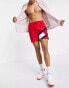 Tommy Hilfiger swim shorts with side logo in red