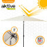 Фото #4 товара AKTIVE Square 300x300 cm Aluminium Pole 48 mm Height 270 cm UV Protect Parasol