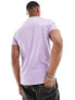 Фото #3 товара Polo Ralph Lauren icon logo t-shirt in lilac marl