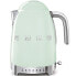 Фото #1 товара SMEG electric kettle KLF04PGEU (Pasteö Green) - 1.7 L - 2400 W - Green - Plastic - Stainless steel - Adjustable thermostat - Water level indicator