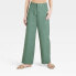 Фото #1 товара Women's Mid-Rise Relaxed Straight Leg Chino Pants - A New Day Olive 12