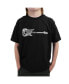 ფოტო #1 პროდუქტის Big Boy's Word Art T-shirt - Rock Guitar