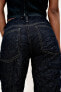 Trf creased-effect mid-rise jeans