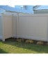 Фото #3 товара Privacy Fence Panels 6FT.H X 6FT.W White Vinyl Full Set Of 2 Pcs