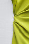 Фото #5 товара Платье миди со сборками по бокам ZARA