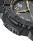 ფოტო #4 პროდუქტის Men's Swiss Navy Seal Military Dive Gold Black Rubber Strap Watch 45mm