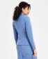 ფოტო #2 პროდუქტის Women's One Button Notched Collar Blazer