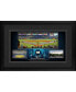 Фото #1 товара Tampa Bay Rays Framed 10" x 18" Stadium Panoramic Collage with a Piece of Game-Used Baseball - Limited Edition of 500