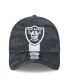 Фото #2 товара Men's Black Las Vegas Raiders 2024 Sideline 39THIRTY Flex Hat