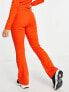 Фото #4 товара Fila ribbed flares with logo in red