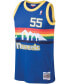 Фото #3 товара Men's Dikembe Mutombo Blue Denver Nuggets 1991-92 Hardwood Classics Swingman Jersey