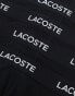 Фото #6 товара Lacoste essentials 5 pack trunks in black