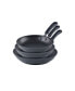 Фото #1 товара Professional Hard Anodized Nonstick Saute Fry Omelet Pan 3 Piece Set, 8"/9.5"/12"