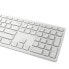 Фото #5 товара Dell KM5221W-WH - Full-size (100%) - RF Wireless - QWERTZ - White - Mouse included