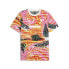 Фото #1 товара Puma Sf Race Graphic Crew Neck Short Sleeve T-Shirt Mens Pink, Red, Yellow Casua