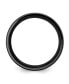 Фото #2 товара Black Zirconium Brushed Rose IP-plated Wedding Band Ring