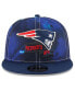 Фото #3 товара Men's Navy New England Patriots 2022 Sideline 9FIFTY Ink Dye Snapback Hat