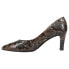 Фото #3 товара VANELi Ramses Snake Pointed Toe Pumps Womens Brown Dress Casual 307617