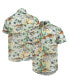 Фото #2 товара Men's Tan Dallas Cowboys Paradise Floral Button-Up Shirt