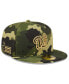 Фото #1 товара Men's Camo Washington Nationals 2022 Armed Forces Day On-Field 59Fifty Fitted Hat