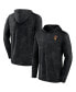 ფოტო #1 პროდუქტის Men's Black Arizona State Sun Devils Camo Hoodie Long Sleeve T-shirt