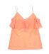 Фото #1 товара Diane von Furstenberg 152690 Women's Tiered V-neck Satin Camisole Top Sz. Large