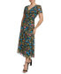 Фото #3 товара Women's Floral-Print A-Line Dress