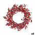 Фото #1 товара Рождественский венок Красный Пластик 48 x 10 x 48 cm (6 штук)
