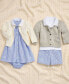 ფოტო #4 პროდუქტის Baby Boys Soft Cotton Polo Shirt and Mesh Shorts Set